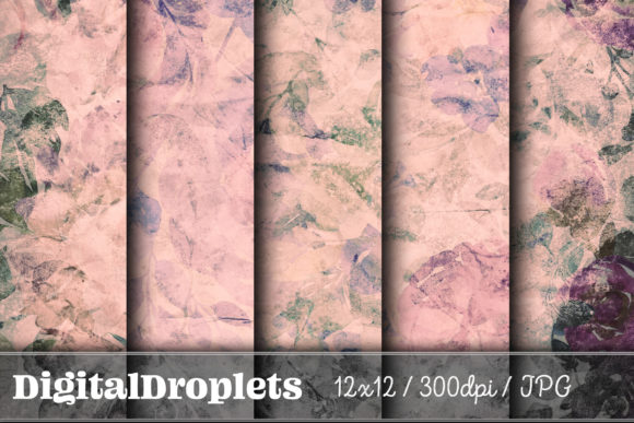 Blossoming Flowers Vol. 3: A Textured Paper Collection