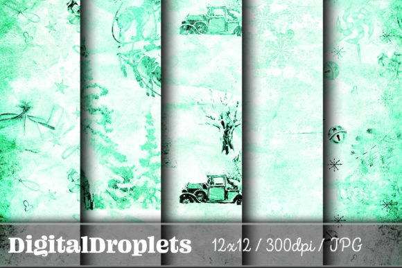 Christmas Time Vol. 14 | Collection: Gothic & Grunge Paper Set