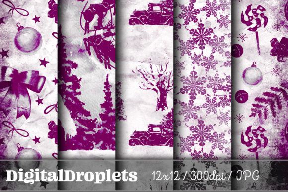 Christmas Time Vol. 19: Gothic Grunge Paper Collection