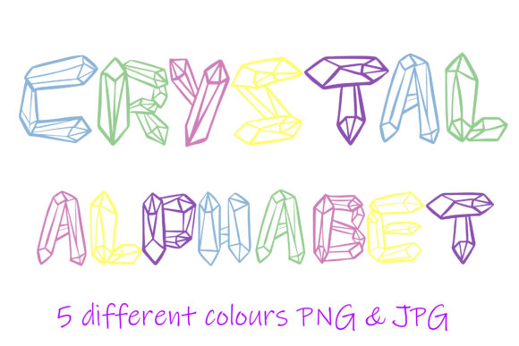 Pastel Crystal Typography: Elevating Modern Design
