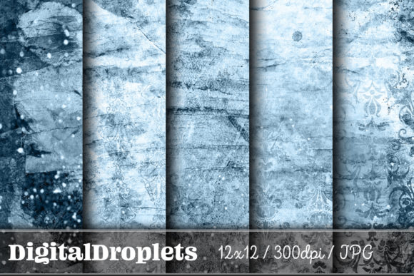 Snowed Damask Vol. 2.1 | Vintage Textures for Modern Design