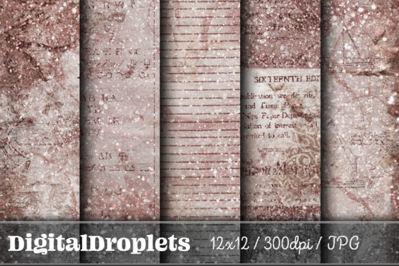 Sparkled News Vol. 6 | Vintage Texture Collection