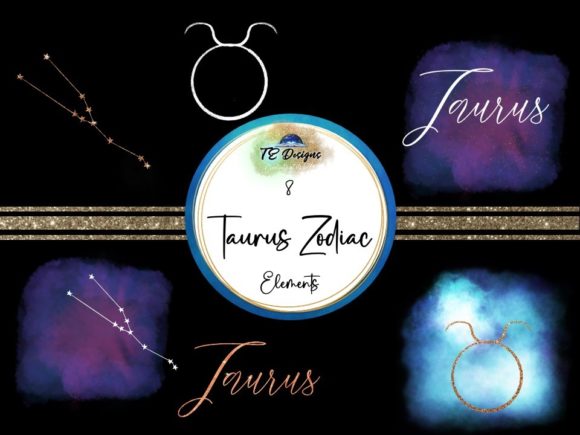 Taurus Zodiac Elements Clipart: Elevating Your Visual Designs