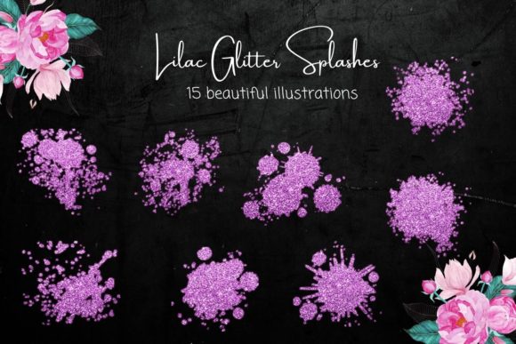 Unlocking Modern Aesthetics with the Lilac Glitter Shapes Collection