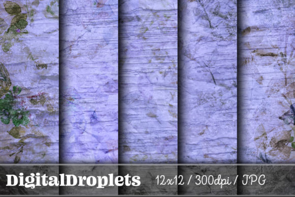 Weathered Blossoming Flowers Vol. 3: A Designer's Texture Toolkit