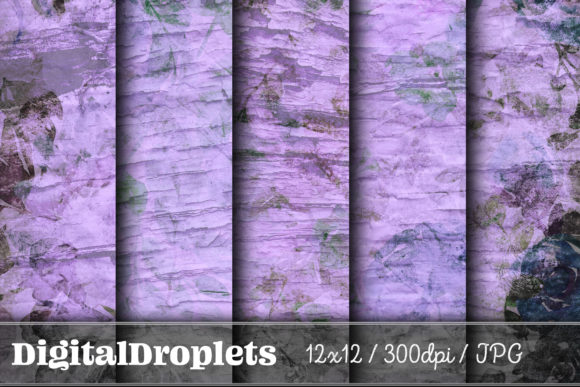 Weathered Blossoming Flowers Vol. 4: Textured Floral Design Assets