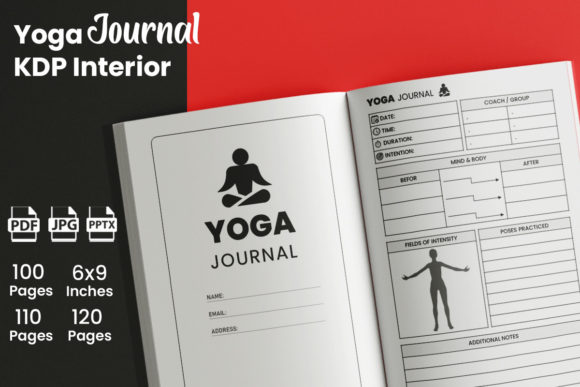 Yoga Journal - KDP Interior: A Designer's Template for Success